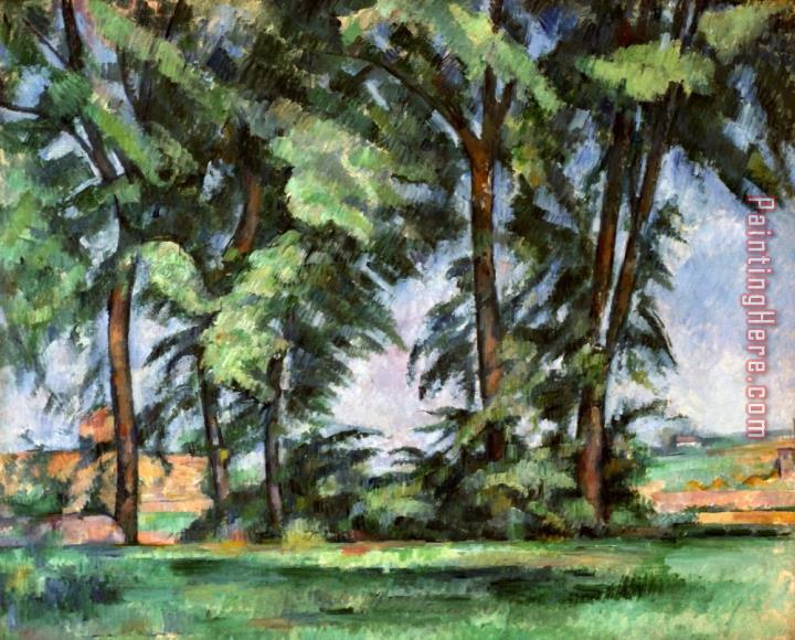 Paul Cezanne Cezanne Trees C1885 87